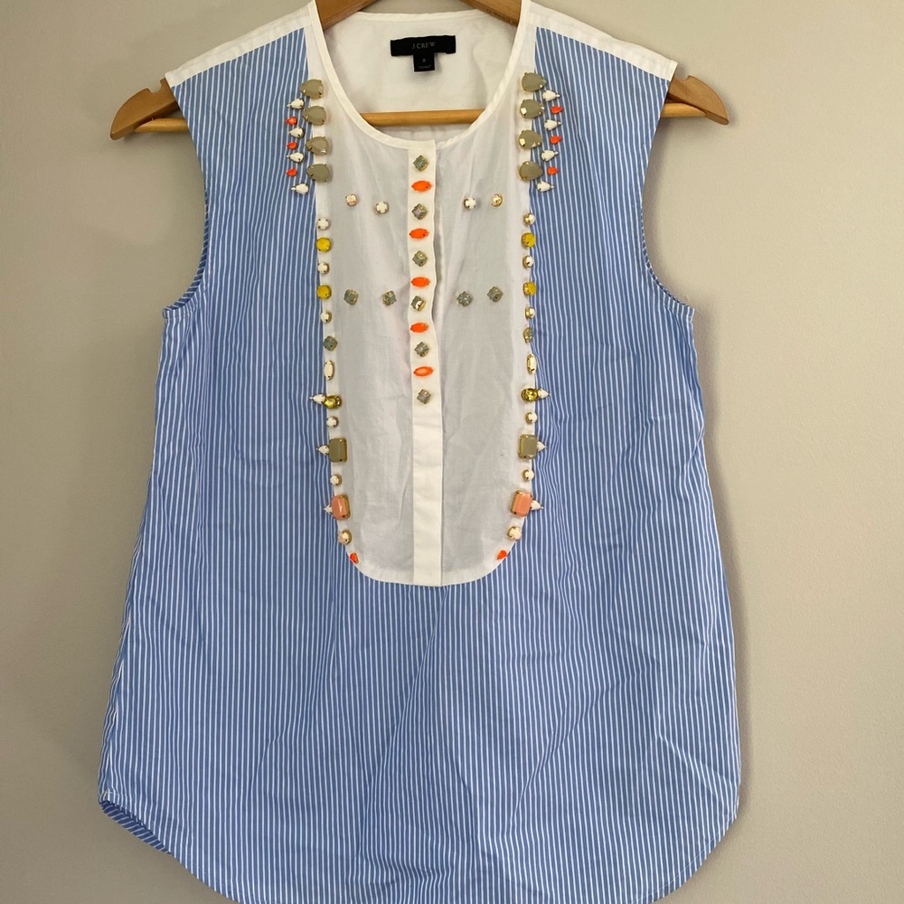 Beaded J. Crew tank